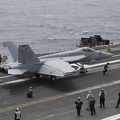 403-6233 USS Reagan - From Vulture's Row - F-18 Hornet